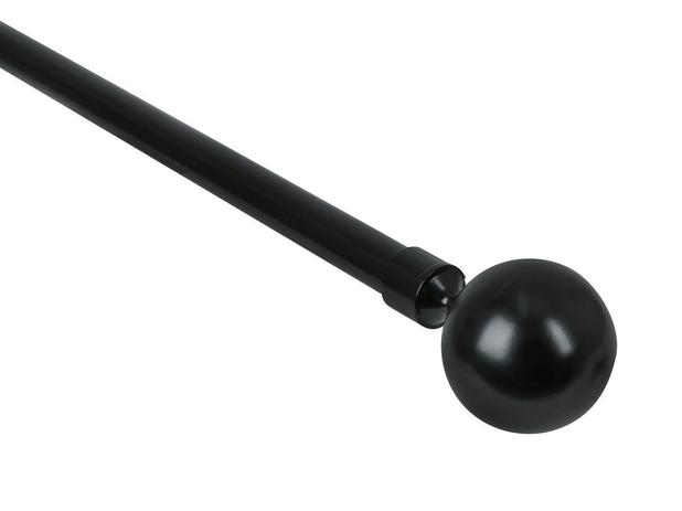 Kit Varão Para Cortina Extensivo - 1,20 a 2,10m - Ponteira Bola Preta - Evolux Menor preço em Kit Varão Para Cortina Extensivo - 1,20 a 2,10m - Ponteira Bola Preta - Evolux