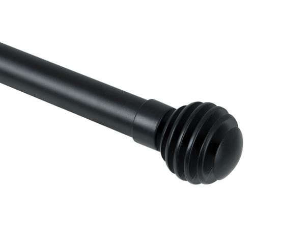 Kit Varão Para Cortina Extensivo - 1,60 a 3,00M - Ponteira Esfera Preta - Evolux é boa?