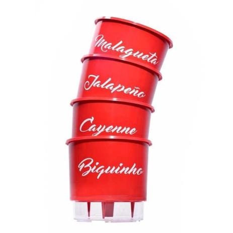 Kit Vasos Auto Irrigáveis Raiz Coleção Pimenta N03 14x16 - Raíz vasos autoirrigáveis é boa?