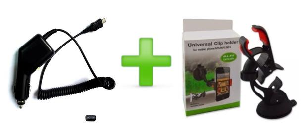 Kit Veicular - Carregador Motorola V8 + Suporte Celular GPS Smartphone - Universal, lelong Menor preço em Kit Veicular - Carregador Motorola V8 + Suporte Celular GPS Smartphone - Universal, lelong