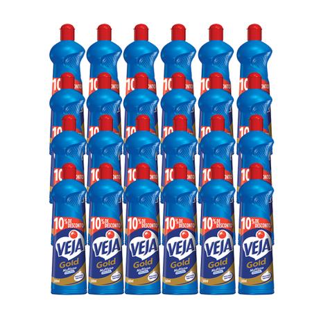 Kit Veja Gold Multiuso 500ml 24 unidades Menor preço em Kit Veja Gold Multiuso 500ml 24 unidades