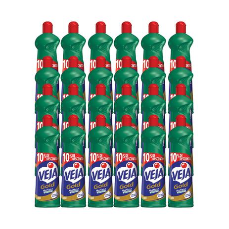 Kit Veja Gold Multiuso Campestre 500ml 24 unidades Menor preço em Kit Veja Gold Multiuso Campestre 500ml 24 unidades