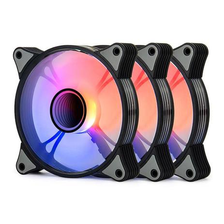 Kit Ventoinhas Aigo DarkFlash AR12 PRO 3in1, 3x120mm, ARGB, Preto, AR12-PRO-3in1 Menor preço em Kit Ventoinhas Aigo DarkFlash AR12 PRO 3in1, 3x120mm, ARGB, Preto, AR12-PRO-3in1
