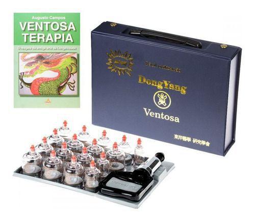 Kit Ventosa Com 17 Copos Dong Yang com Livro Ventosaterapia Menor preço em Kit Ventosa Com 17 Copos Dong Yang com Livro Ventosaterapia