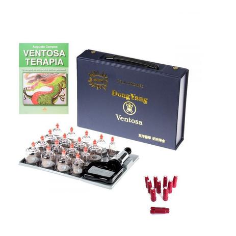 Kit Ventosa Com 17 Copos Dong Yang + Livro Ventosaterapia + Pinos Menor preço em Kit Ventosa Com 17 Copos Dong Yang + Livro Ventosaterapia + Pinos
