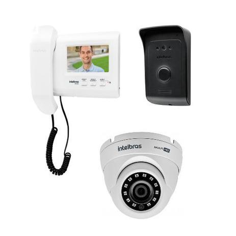 Kit Video Porteiro Color 4,3' IVR 1010 + 1 Câmera Externa VHD 3120 D G4 Intelbras Menor preço em Kit Video Porteiro Color 4,3' IVR 1010 + 1 Câmera Externa VHD 3120 D G4 Intelbras