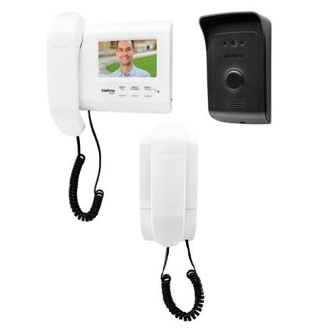 Kit Video Porteiro Color 4,3 IVR 1010 + 1 Extensão Audio 1010EA Intelbras Menor preço em Kit Video Porteiro Color 4,3 IVR 1010 + 1 Extensão Audio 1010EA Intelbras