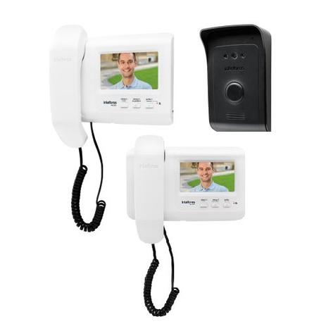 Kit Video Porteiro Color 4,3 IVR 1010 + 1 Extensão Video IVR 1010 IN Intelbras Menor preço em Kit Video Porteiro Color 4,3 IVR 1010 + 1 Extensão Video IVR 1010 IN Intelbras
