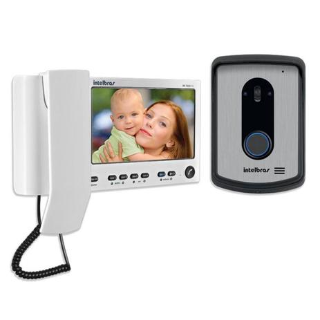 Kit Vídeo Porteiro Interfone Intelbras IV 7010 HS, Visualiza até 04 câmeras tela LCD 7” Menor preço em Kit Vídeo Porteiro Interfone Intelbras IV 7010 HS, Visualiza até 04 câmeras tela LCD 7”