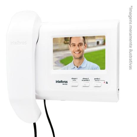 Kit Vídeo Porteiro Interfone Intelbras IVR 1010, visualização câmera extra, abre 2 portões Menor preço em Kit Vídeo Porteiro Interfone Intelbras IVR 1010, visualização câmera extra, abre 2 portões