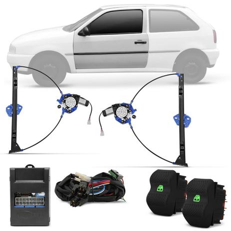Kit Vidro Elétrico Gol G2 Parati G2 1996 A 2000 Dianteiro Sensorizado Volkswagen - Dial Menor preço em Kit Vidro Elétrico Gol G2 Parati G2 1996 A 2000 Dianteiro Sensorizado Volkswagen - Dial