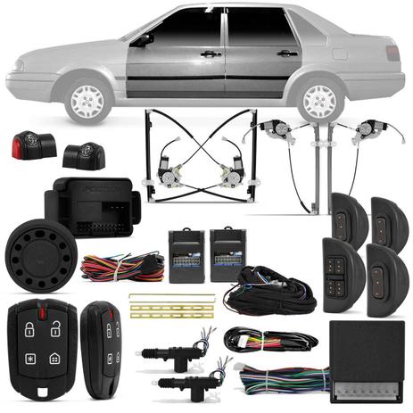 Kit Vidro Elétrico Santana Quantum 1986 a 1997 com Quebra Vento + Alarme Pósitron e Trava Elétrica - Prime Menor preço em Kit Vidro Elétrico Santana Quantum 1986 a 1997 com Quebra Vento + Alarme Pósitron e Trava Elétrica - Prime