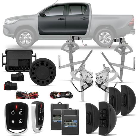 Kit Vidro Elétrico Toyota Hilux 16 A 18 4 Portas Sensorizado Completo + Alarme Pósitron PX360BT - Prime é ruim? Kit Vidro Elétrico Toyota Hilux 16 A 18 4 Portas Sensorizado Completo + Alarme Pósitron PX360BT - Prime é boa?