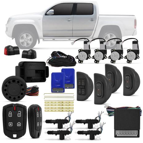 Kit Vidro Elétrico Vw Amarok 2011 a 2018 Sensorizado + Alarme Pósitron e Trava Elétrica 4 Portas - Prime Menor preço em Kit Vidro Elétrico Vw Amarok 2011 a 2018 Sensorizado + Alarme Pósitron e Trava Elétrica 4 Portas - Prime