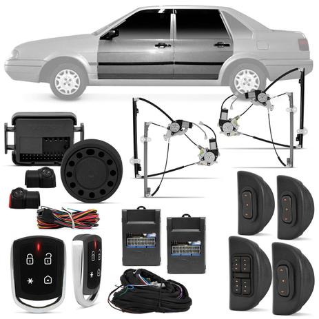 Kit Vidro Elétrico Vw Santana Quantum 1986 a 1997 Sensorizado 4 Portas + Alarme Pósitron PX360 BT - Prime Menor preço em Kit Vidro Elétrico Vw Santana Quantum 1986 a 1997 Sensorizado 4 Portas + Alarme Pósitron PX360 BT - Prime