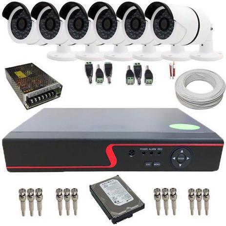 Kit Vigilância com 6 Câmeras Infravermelho AHD 1.3 Megapixel + DVR Multi HD 8 Canais - Power Menor preço em Kit Vigilância com 6 Câmeras Infravermelho AHD 1.3 Megapixel + DVR Multi HD 8 Canais - Power