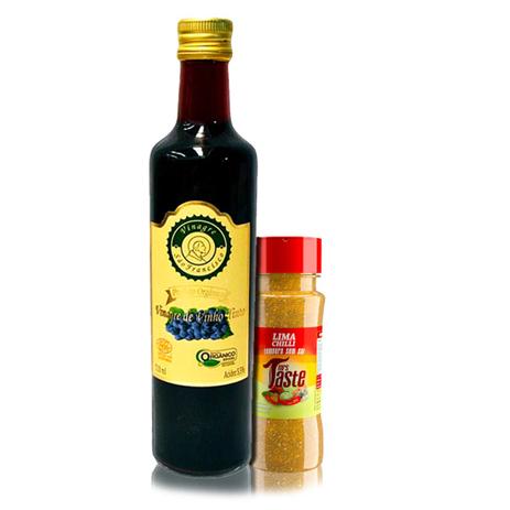 Kit Vinagre Orgânico 500 ml + Tempero Lima Chilli - São Francisco/Mrs Taste Menor preço em Kit Vinagre Orgânico 500 ml + Tempero Lima Chilli - São Francisco/Mrs Taste