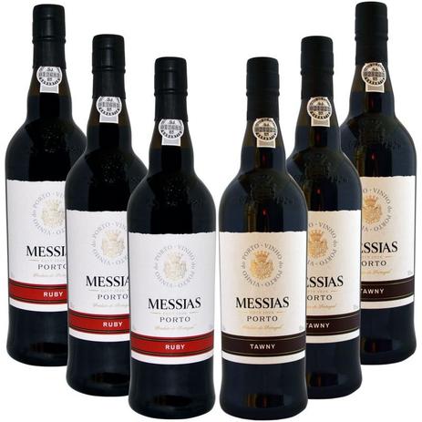 Kit Vinho Do Porto Messias 750ml 03 Ruby e 03 Tawny Menor preço em Kit Vinho Do Porto Messias 750ml 03 Ruby e 03 Tawny