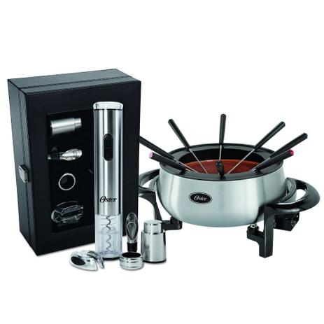 Kit Vinho e Panela Elétrica de Fondue Oster Romance Menor preço em Kit Vinho e Panela Elétrica de Fondue Oster Romance