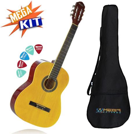 KIT Violão Acústico Nylon Clássico Ac39 NT Tagima Menor preço em KIT Violão Acústico Nylon Clássico Ac39 NT Tagima