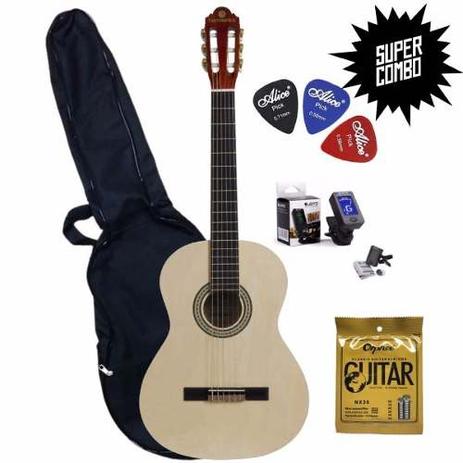 Kit Violão Estudante Nylon Gna-111nt Harmonics Menor preço em Kit Violão Estudante Nylon Gna-111nt Harmonics