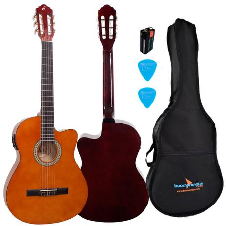 Kit Violão Flat Eletroacústico NF14 Nt Nylon Giannini Bag Simples é boa?