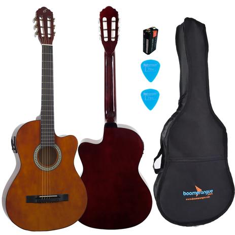 Kit Violão Flat Eletroacústico SF14 NT Aço Giannini Bag Simples Menor preço em Kit Violão Flat Eletroacústico SF14 NT Aço Giannini Bag Simples