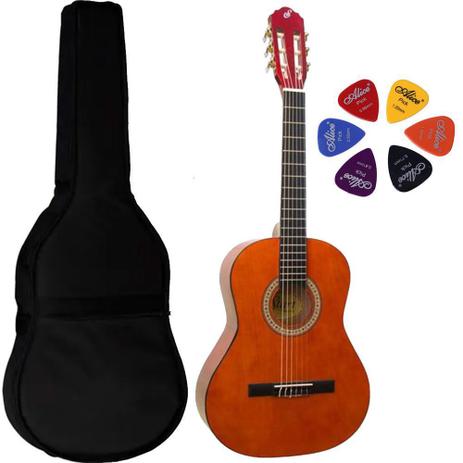 Kit Violão Giannini N6 Natural 3/4 Infantil + Capa e Palhetas é boa?