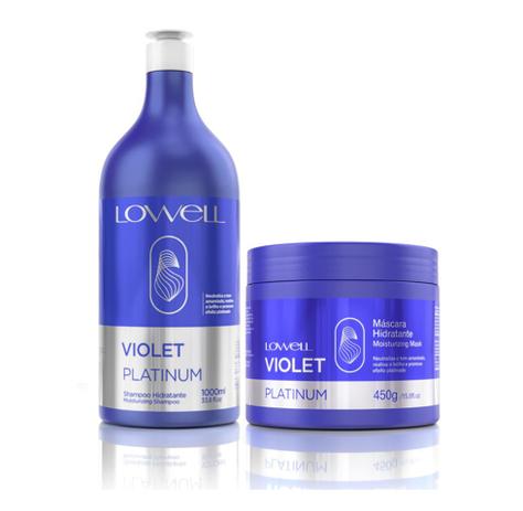 Kit Violet Platinum Shampoo 1 Litro + Máscara 450g - Lowell é boa?