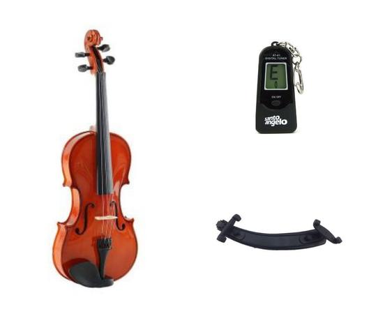 Kit Violino 4/4 Alan Espaleira Afinador Menor preço em Kit Violino 4/4 Alan Espaleira Afinador