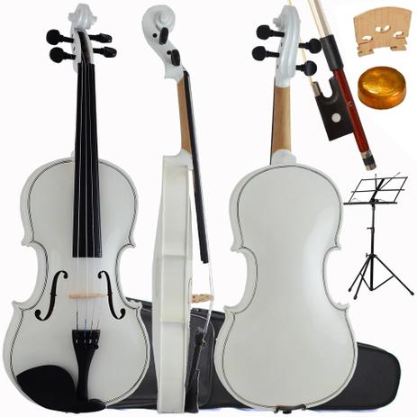 Kit Violino 4/4 Tradicional Branco Sverve Ronsani Com Estante é boa?