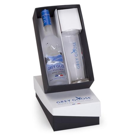 Kit Vodka Grey Goose 200ml + 1 copo 300ml - Shop quality Menor preço em Kit Vodka Grey Goose 200ml + 1 copo 300ml - Shop quality