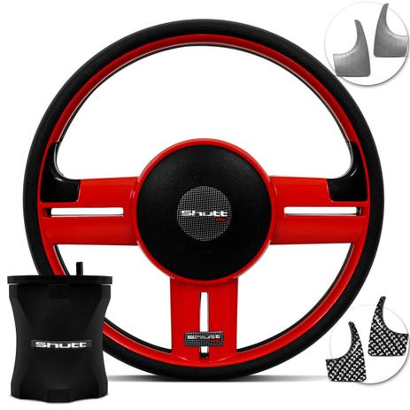 Kit Volante Esportivo Shutt Rallye RS Vermelho + Cubo Maxx Gol Voyage Saveiro Fusca 1977 a 1996 Menor preço em Kit Volante Esportivo Shutt Rallye RS Vermelho + Cubo Maxx Gol Voyage Saveiro Fusca 1977 a 1996