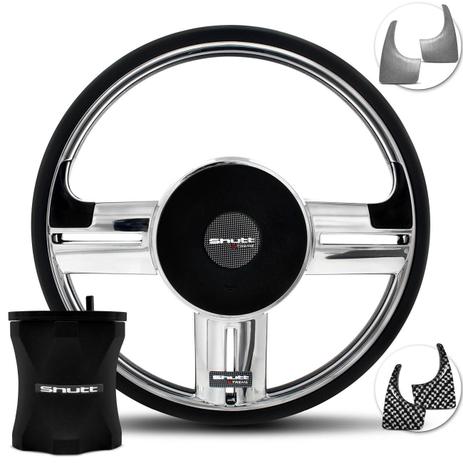 Kit Volante Esportivo Shutt Rallye Slim Xtreme Cromado + Cubo Maxx Gol Voyage Saveiro Fusca 77 a 96 Menor preço em Kit Volante Esportivo Shutt Rallye Slim Xtreme Cromado + Cubo Maxx Gol Voyage Saveiro Fusca 77 a 96