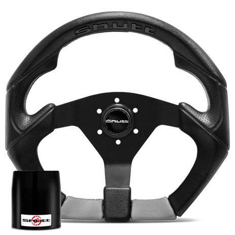 Kit Volante Esportivo Shutt S3R BL2 Preto Cinza com Acionador de Buzina + Cubo Celta 2000 a 2014 é boa?