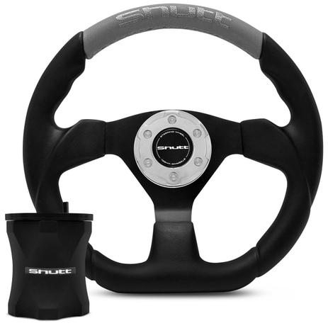 Kit Volante Esportivo Shutt SRHB Preto e Cinza + Cubo Maxx Gol Saveiro Parati G2 G3 G4 1994 a 2010 é boa?