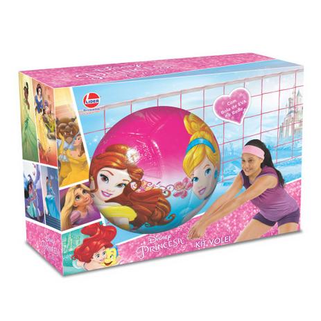 Kit Vôlei Princesas Disney Líder - Lider Menor preço em Kit Vôlei Princesas Disney Líder - Lider