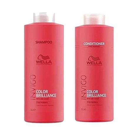 Kit Wella Invigo Color Brilliance Shampoo1l+Condicionador 1l - Wella professionals Menor preço em Kit Wella Invigo Color Brilliance Shampoo1l+Condicionador 1l - Wella professionals