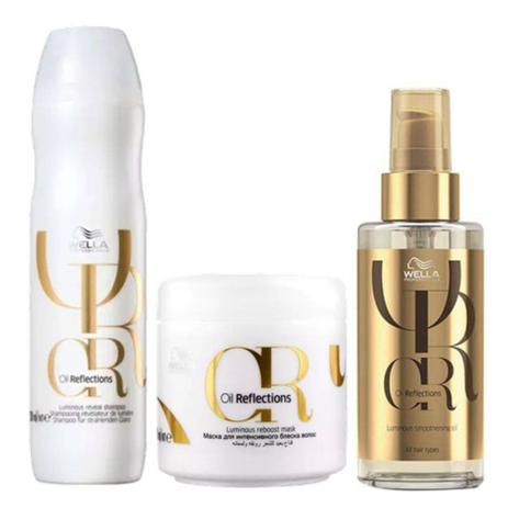 Kit Wella Oil Reflections Shampoo, Mascara e Oil é ruim? Kit Wella Oil Reflections Shampoo, Mascara e Oil é boa?