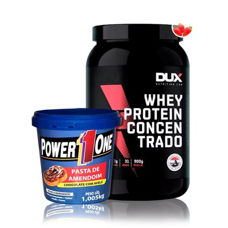 Kit Whey Concentrado 900g + Pasta de Amendoim Chocolate c/ Avelã - Dux Nutrition/Power One é ruim? Kit Whey Concentrado 900g + Pasta de Amendoim Chocolate c/ Avelã - Dux Nutrition/Power One é boa?