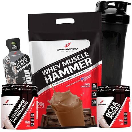 Kit Whey Protein + Bcaa em Pó + Glutamina - Body action é boa?