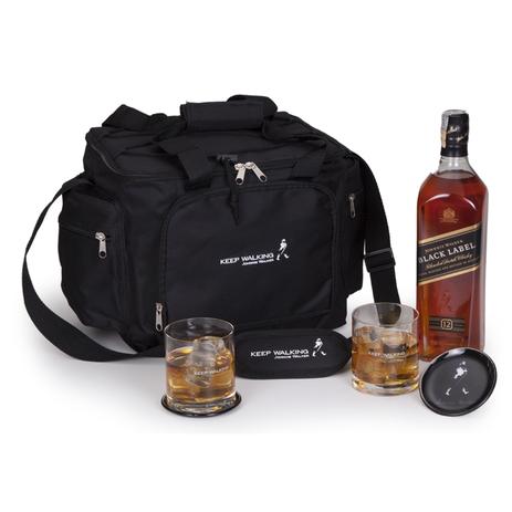 Kit Whisky Escocês Johnnie Walker Black Label litro + 2 copos 2 porta copos e bolsa - Shop quality Menor preço em Kit Whisky Escocês Johnnie Walker Black Label litro + 2 copos 2 porta copos e bolsa - Shop quality