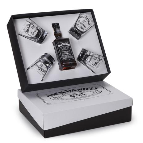 Kit Whisky Jack Daniels 375ml   4 copos - Shop quality é boa?