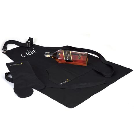 Kit Whisky Johnnie Walker Black Label litro + avental e luva - Shop quality é ruim? Kit Whisky Johnnie Walker Black Label litro + avental e luva - Shop quality é boa?