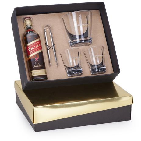 Kit Whisky Johnnie Walker Red Label 500ml + Balde + Pinça e 2 copos - Shop quality Menor preço em Kit Whisky Johnnie Walker Red Label 500ml + Balde + Pinça e 2 copos - Shop quality