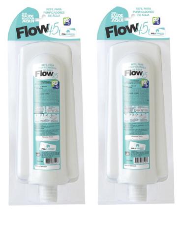 Kit X2 Refil Filtro Policarbon Flow45 Latina 3 Estágios Puritronic Purimix P355 PA335 PA355 XPA375 Menor preço em Kit X2 Refil Filtro Policarbon Flow45 Latina 3 Estágios Puritronic Purimix P355 PA335 PA355 XPA375