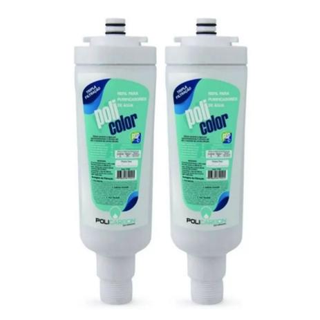 Kit X2 Refil Filtro Policarbon Policolor Purificador Colormaq Menor preço em Kit X2 Refil Filtro Policarbon Policolor Purificador Colormaq