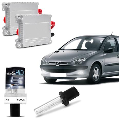 Kit Xênon Completo H1 6000K Farol Milha Peugeot 206 01 A 14 Tonalidade Branca Reator Anti Flicker - Prime Menor preço em Kit Xênon Completo H1 6000K Farol Milha Peugeot 206 01 A 14 Tonalidade Branca Reator Anti Flicker - Prime