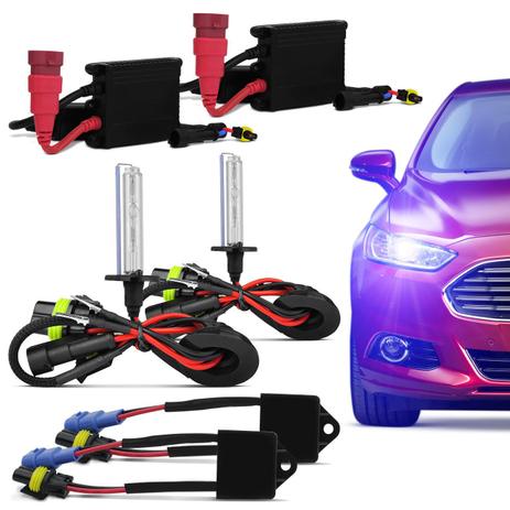 Menor preço em Kit Xenon Completo H1 8000K Tonalidade Azulada + Canceller 12V - Prime
