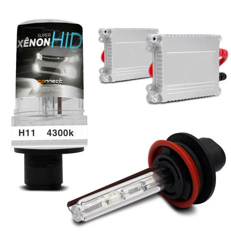 Kit Xênon Completo H11 4300K 35W 12V Lâmpada com Tonalidade Branca e Reator Função Anti Flicker - Prime Menor preço em Kit Xênon Completo H11 4300K 35W 12V Lâmpada com Tonalidade Branca e Reator Função Anti Flicker - Prime